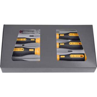 👉 Schroevendraaierset Bernstein EUROline-Power Werkplaats 6-delig Plat, Kruiskop Pozidriv 4250838504614