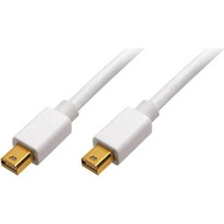 👉 LogiLink DisplayPort Aansluitkabel [1x Mini-DisplayPort stekker - 1x Mini-DisplayPort stekker] 2 m Wit