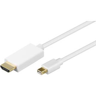 👉 HDMI kabel wit Mini-displayport / Goobay [1x stekker - 1x HDMI-stekker] 2 m 4040849528613