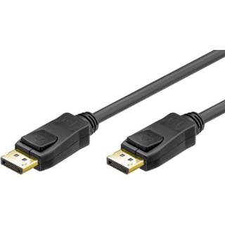 👉 DisplayPort Kabel Goobay [1x DisplayPort stekker - 1x DisplayPort stekker] 5 m Zwart