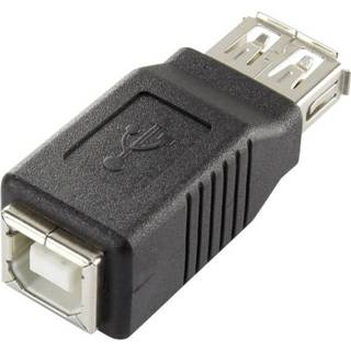 👉 Renkforce USB Adapter [1x 2.0 bus A - 1x B] rf-usba-05 Vergulde steekcontacten 4016138982404