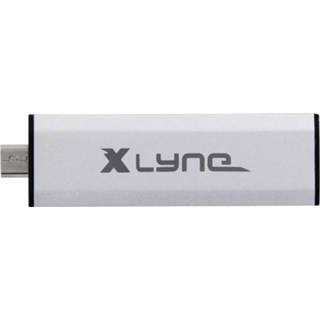 👉 Xlyne OTG USB-stick smartphone/tablet Zilver 32 GB USB 3.0, Micro-USB 2.0