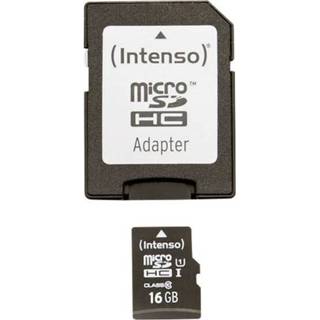 👉 Intenso Premium microSDHC-kaart 16 GB Class 10, UHS-I incl. SD-adapter 4034303019809