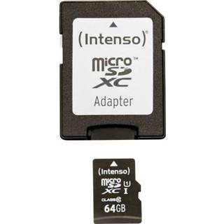 👉 Intenso Premium microSDXC-kaart 64 GB Class 10, UHS-I incl. SD-adapter 4034303019861