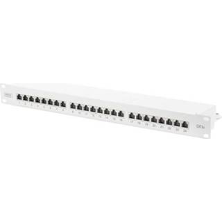 👉 Digitus Professional DN-91624S-EA Netwerk-patchpanel 24 poorten CAT 6A 1 HE