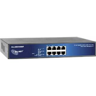 👉 Netwerk-switch Allnet ALL8894WMP Netwerk switch RJ45 8 poorten 1 Gbit/s PoE-functie 4038816088949
