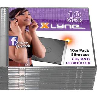 👉 Verpakking Xlyne lege CD/DVD-doosjes met 10 stuks slimcase 4002903017082