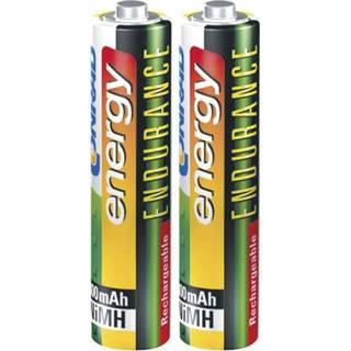 👉 Oplaadbare AAA batterij (potlood) Conrad energy Endurance HR03 NiMH 800 mAh 1.2 V 2 stuks