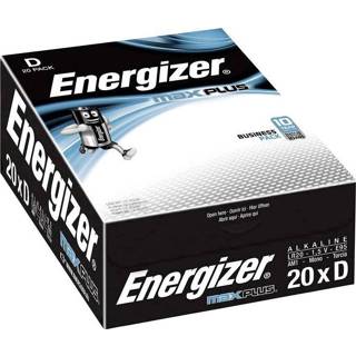 👉 Batterij alkaline Energizer Max Plus Industrial D (mono) 1.5 V 20 stuks 7638900423365