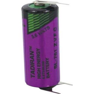 👉 Batterij Tadiran Batteries SL 761 PT Speciale 2/3 AA U-soldeerpinnen Lithium 3.6 V 1500 mAh 1 stuks 2050001881038