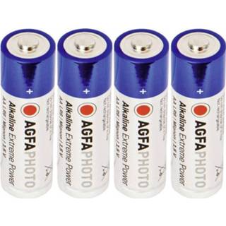 👉 Batterij alkaline AA (penlite) AgfaPhoto LR06 1.5 V 4 stuks 4250175802589