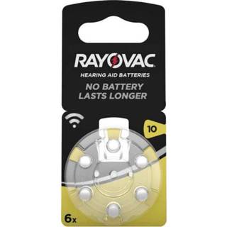 👉 Knoopcel ZA10 Zink-lucht 1.4 V 105 mAh Rayovac 6 stuks 50489428 360000989065