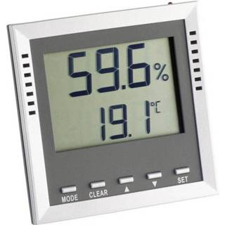 👉 Hygrometer zilver Thermo- en TFA Klima Guard 30.5010 4009816013613