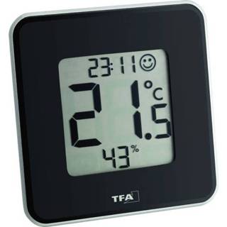 Thermo en hygrometer TFA Style zwart 30.5021.01 Hygrometer zwart Thermo- en TFA Style 30.5021.01 4009816019790
