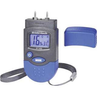 Basetech BT-400 Materiaalvochtigheidsmeter Meetbereik bouwvochtigheid 0.2 tot 2.0 %Vol. houtvochtigheid 6 44 Temperatuurmeting 4016138910766