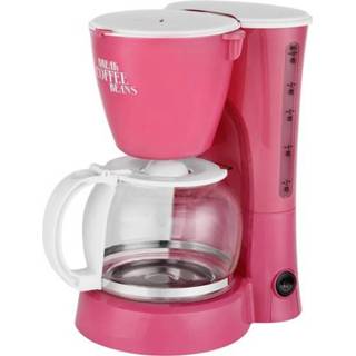 👉 Koffiezetapparaat roze TKG Team Kalorik KM 53 P Capaciteit koppen=10 Glazen kan 5413346337993