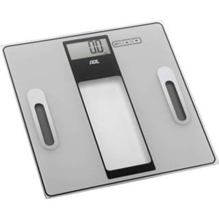 👉 Zwart ADE BA 1300 Tabea Analyse-personenweegschaal 180 kg Zilver-zwart 4260336170334