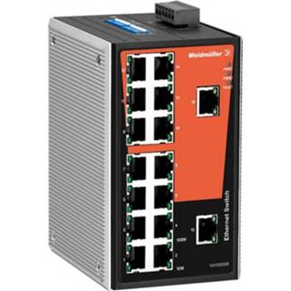 👉 Industriële switch unmanaged Weidmüller IE-SW-VL16T-16TX Aantal ethernet-poorten 16