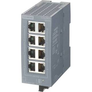 👉 Switch Industriële unmanaged Siemens SCALANCE XB008 Aantal ethernet-poorten 8 LAN-overdrachtsnelheid 100 Mbit/s Voedingsspanning (num) 24 V/DC 4019169853934