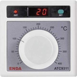 👉 Enda ATC9311 Temperatuurregelaar J 0 tot +400 °C Relais 2 A (l x b x h) 50 x 96 x 96 mm