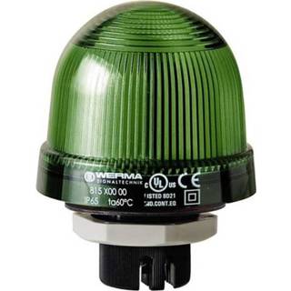👉 Signaallamp groen Werma Signaltechnik 815.200.00 Flitslicht 12 V/AC, V/DC, 24 48 110 230 V/AC 4016138313758