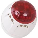 👉 Scheermesje rood ComPro Chiasso Razor Combi-signaalgever LED Flitslicht, Continu geluid 12 V/DC, 24 V/DC 100 dB 4051455020019