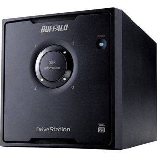 👉 Buffalo DriveStation™ Quad 24 TB Extern multi-disk systeem USB 3.0 Zwart