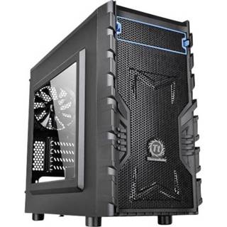 Zwart Midi-tower Gaming-behuizing Thermaltake CA-1D3-00S1WN-00 Zijvenster, Harde schijf installatie zonder gereedschap 4717964398802