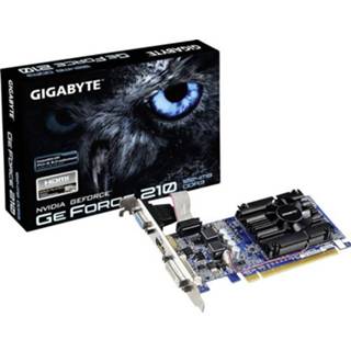 👉 Videokaart Gigabyte Nvidia GeForce 210 1 GB DDR3-RAM PCIe x16 HDMI, DVI, VGA 4719331328191