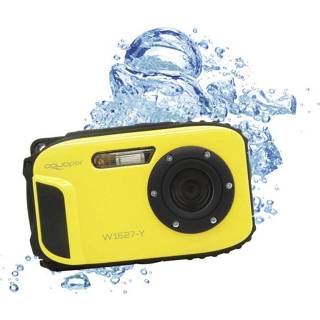 👉 Digitale camera geel Easypix W1627 Yellow 16 Mpix Onderwatercamera, Schokbestendig, Stofdicht 4260041685604