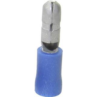 Stift blauw TRU COMPONENTS 1583026 Kabelschoen, female (rond) 1.50 mm² 2.50 Stift-�: 4 mm Deels geïsoleerd 1 stuks 2050004927085