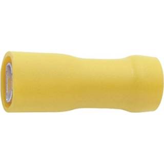 👉 Klauke 750V Vlakstekker Insteekbreedte: 6.3 mm Insteekdikte: 0.8 mm 180 ° Volledig geïsoleerd Geel 1 stuks
