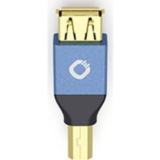 👉 Oehlbach USB Adapter [1x USB-B 2.0 stekker - 1x bus A] Plus AD/B Vergulde steekcontacten 4003635093351
