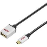 👉 Adapterkabel Ednet USB [1x 2.0 bus A - 1x Micro-USB stekker B] Met OTG-functie 4054007841506