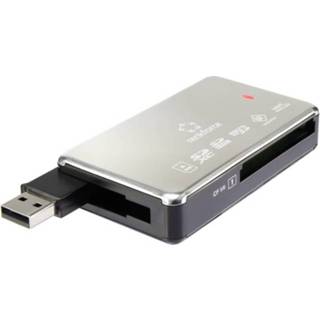 👉 Geheugenkaartlezer zilver Renkforce Cr52e Externe USB 2.0 4016139144337