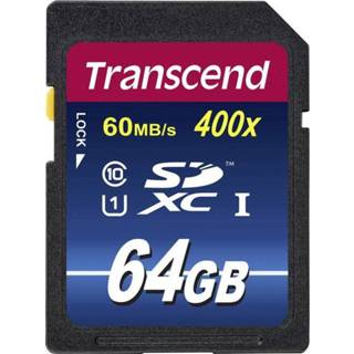 👉 Transcend Premium 400 SDXC-kaart 64 GB Class 10, UHS-I 760557826491