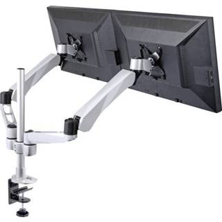 👉 Monitor-tafelbeugel SpeaKa Professional Flex 2fach mit Grommet- und C-Klemme 25,4 cm (10) - 68,6 (27) Kantelbaar en zwenkbaar, Roteerbaar 2-voudig 4714427730728