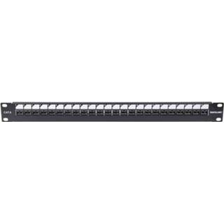 👉 Patchpaneel Intellinet 19 AbschlieÃbares 24Port Cat6 Patchpanel ungeschirmt UTP 1 HE Netwerk-patchpanel 24 poorten CAT 6 766623720564