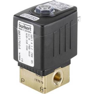 👉 Ventiel messing Bürkert 213552 2/2-weg Direct bedienbaar 230 V/AC G 1/4 mof Nominale breedte 3 mm Materiaal (behuizing) Afdichtmateriaal FKM 4053913015834