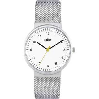 👉 Analoog horloge RVS Braun Quarz-Armbanduhr 4007218665270