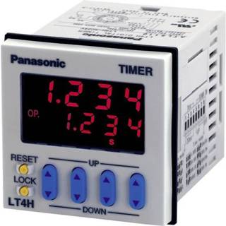 👉 Panasonic LT4HT24SJ Tijdrelais Multifunctioneel 12 V/DC, 24 V/DC 1 stuks Tijdsduur: 0.001 s - 999.9 h 1x NO