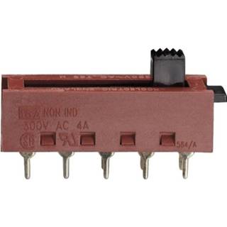 👉 Arcolectric X24200AAAA Schuifschakelaar 250 V/AC 10 A 2x aan/aan/aan/aan 1 stuks