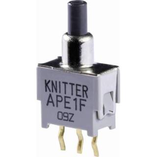 👉 Druktoets Knitter-Switch APE 1F 48 V DC/AC 0.05 A 1x aan/(aan) schakelend 1 stuks 2050001154491