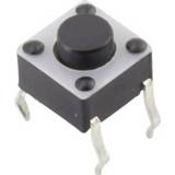 Druktoets TRU COMPONENTS YST-1102A 12 V/DC 0.05 A 1x uit/(aan) schakelend 1 stuks 2050004882315