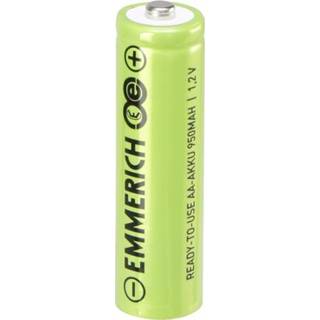 Batterij Oplaadbare AA (penlite) NiMH Emmerich RtU 950 mAh 1.2 V 1 stuks 4016139137834