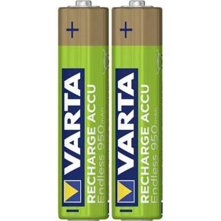 👉 Batterij Oplaadbare AAA (potlood) Varta Endless Ready to Use NiMH 950 mAh 1.2 V 2 stuks 4008496978755