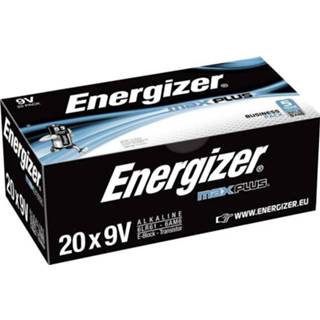 👉 Batterij alkaline Energizer Max Plus Industrial 9V (blok) 9 V 20 stuks 7638900423204