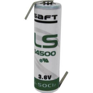 👉 Batterij LS Saft 14500 HBG Speciale AA (penlite) Z-soldeerlip Lithium 3.6 V 2600 mAh 1 stuks 4016138771688