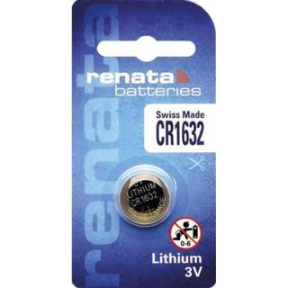 👉 Knoopcel CR1632 Lithium 3 V 137 mAh Renata 1 stuks 785618119626