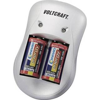 👉 Batterij oplader VOLTCRAFT P-76 - Batterijlader Li-ion CR-123A Incl. oplaadbare batterijen 4016138519310